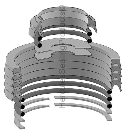 Sheffer - After Market Parts Hydraulic Cylinder Repair Kit- 1-3/8x2-1/2 Pneumatic Kits 726-0167-0250-0137